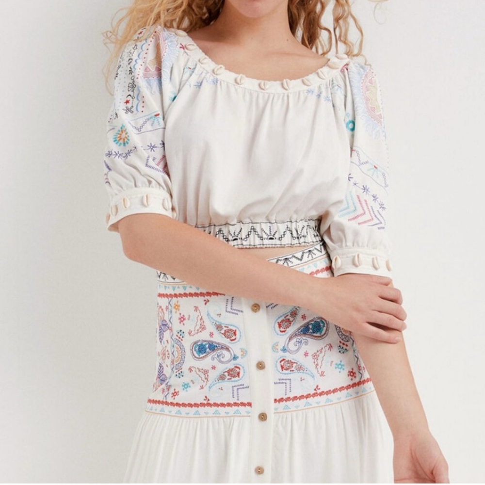 SALE_Desigual SKIRT and TOP SET embroidered, Size S.